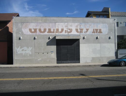 Original Gold's Gym building on Pacific Avenue in Venice, California