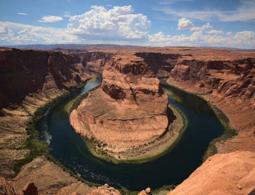 Horseshoe Bend Overlook on the Colorado River near Page, Arizona